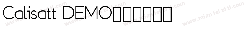 Calisatt DEMO字体转换